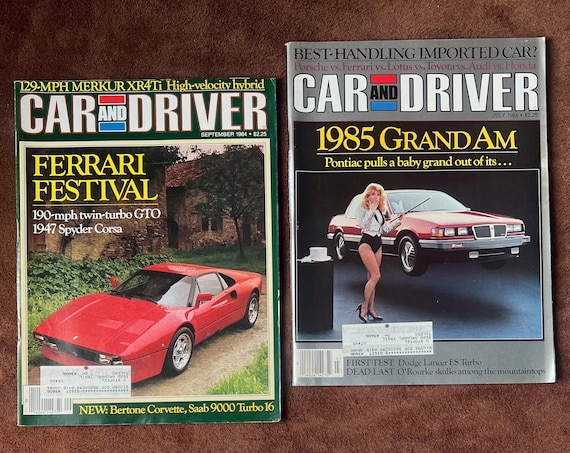1980年代のCAR AND DRIVER - 1984年のヴィンテージ雑誌 - Etsy 日本