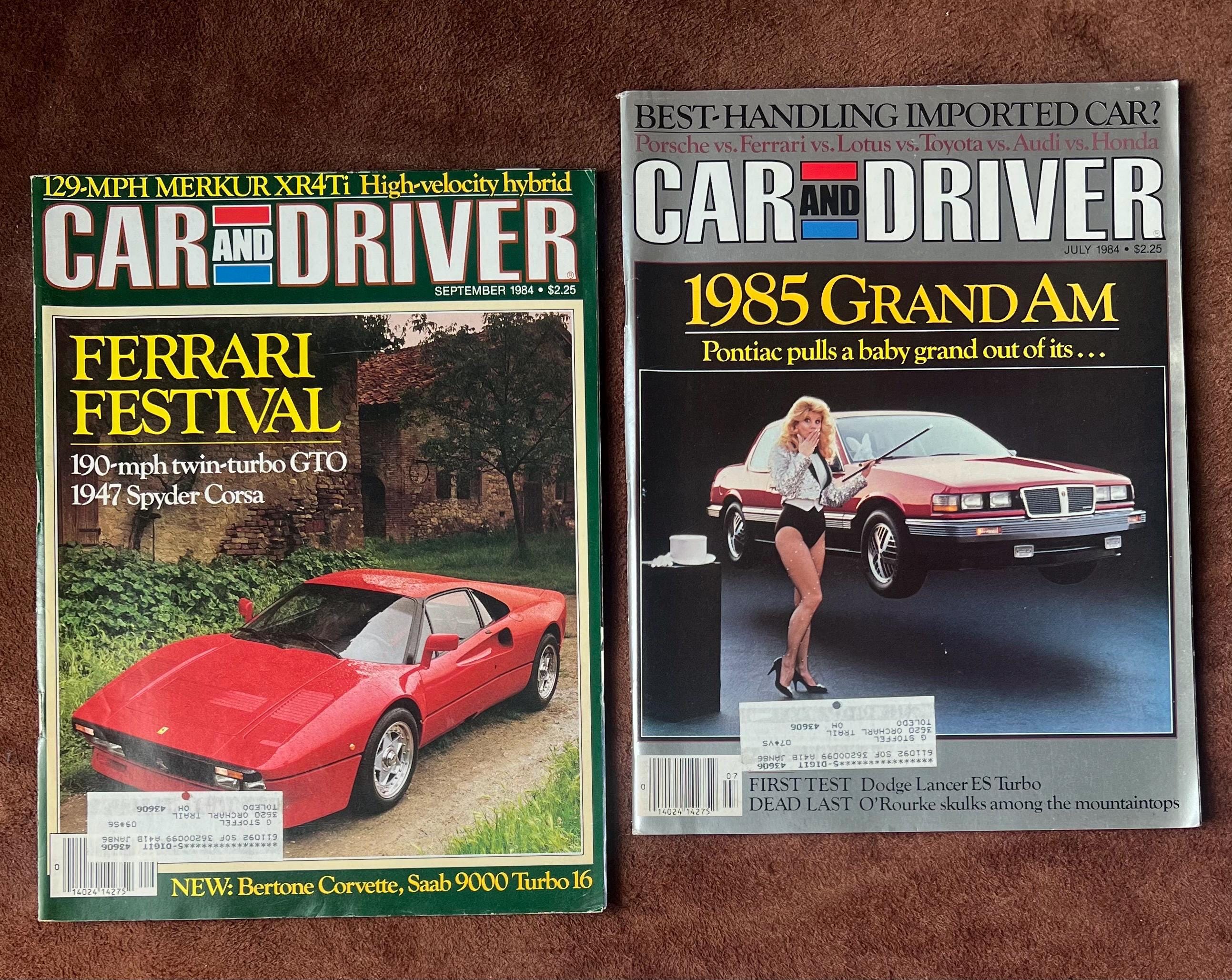 1980年代のCAR AND DRIVER - 1984年のヴィンテージ雑誌 - Etsy 日本