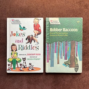 60s 70s EASY READER Children&#39;s Books - two books