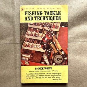 1960s Book FISHING TACKLE and TECHNIQUES 