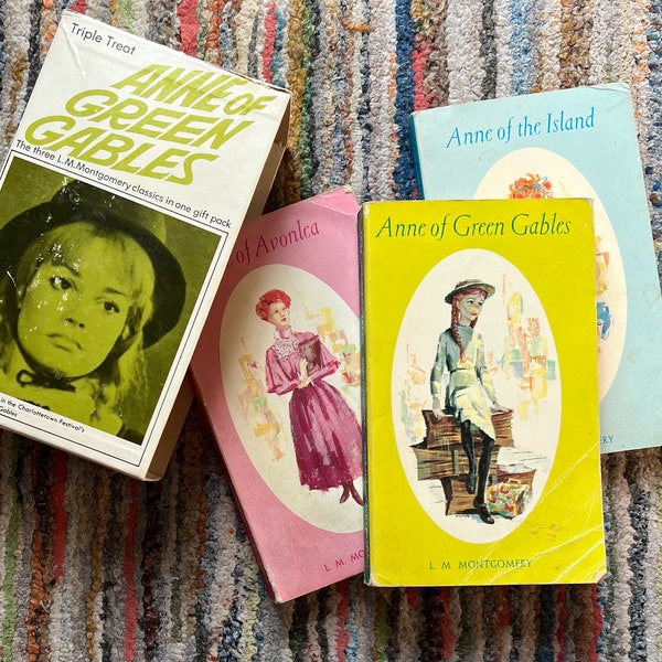 Vintage Anne of Green Gables 3 book box set