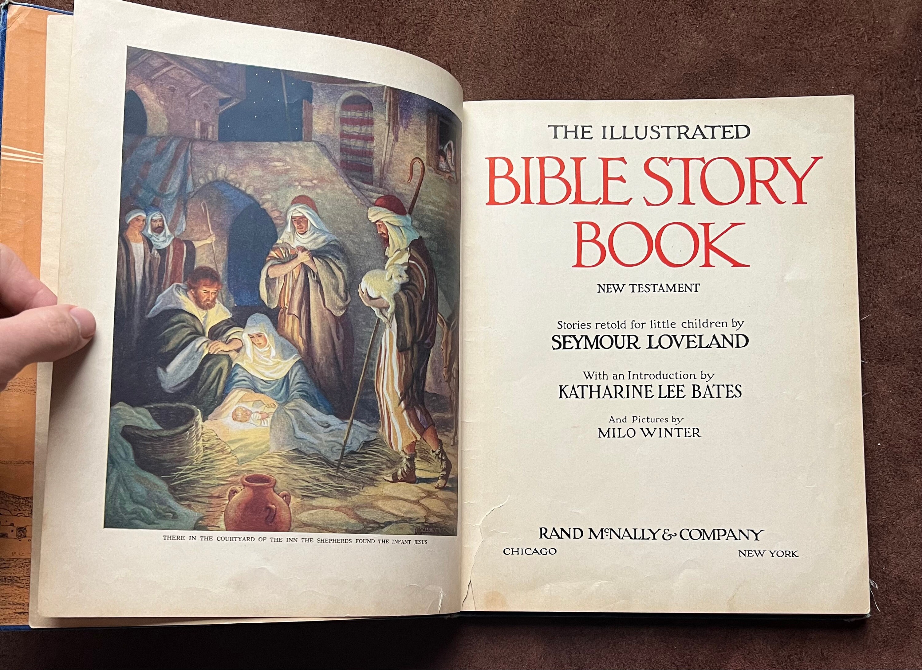 1920s Illustrated Bible Story Book - Etsy