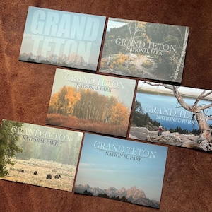 Parco nazionale GRAND TETON - collezione di cartoline
