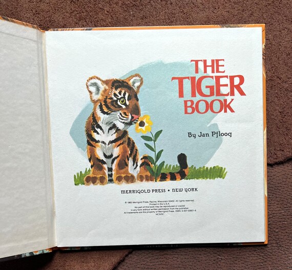 THE TIGER BOOK Vintage Children's Book - Etsy THE TIGER BOOK Vintage Children's Book - Etsy
