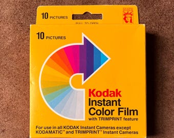 Película instantánea en color KODAK - sin usar, caducada