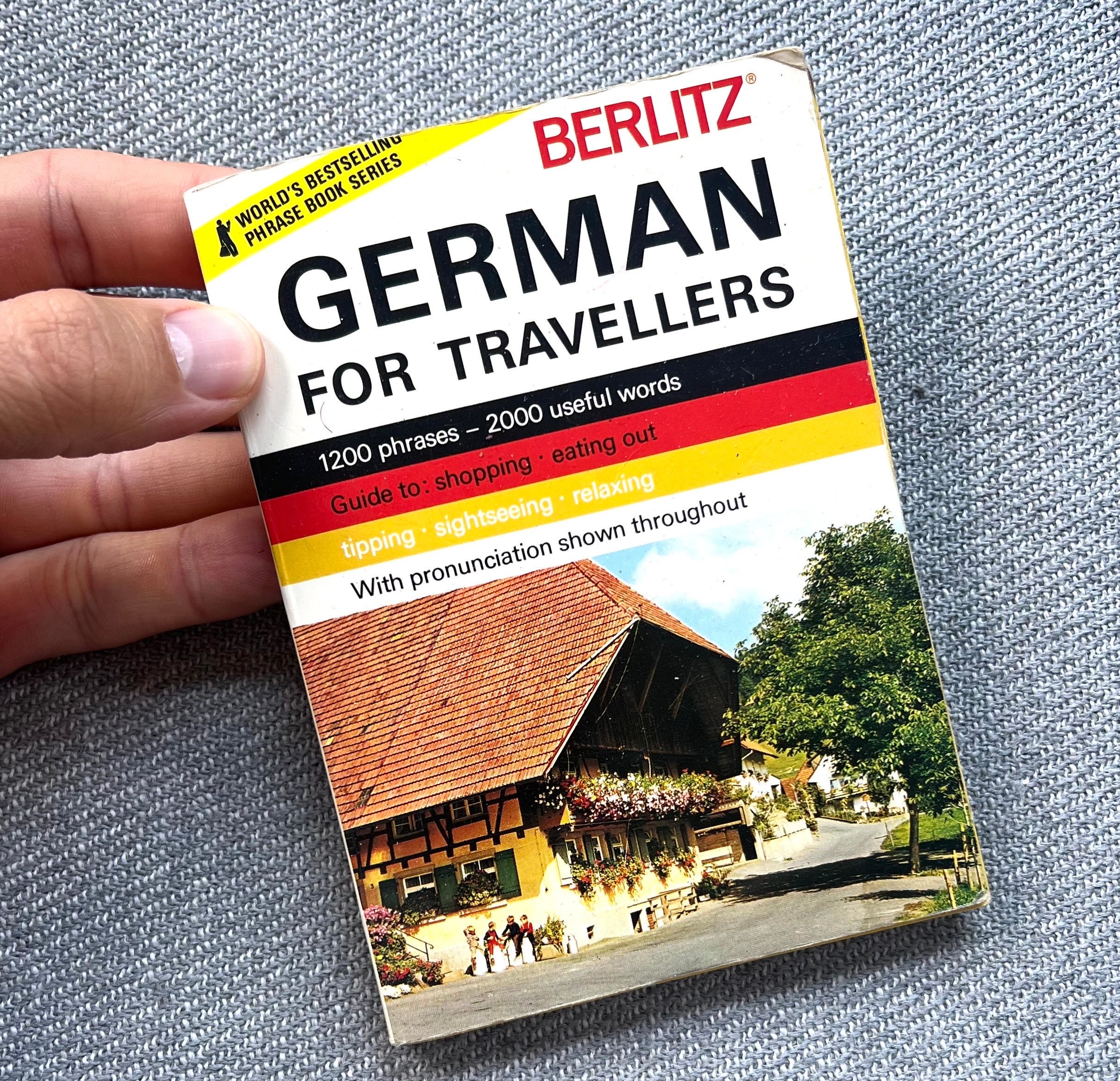 Vintage 1970s GERMAN for TRAVELLERS - BERLITZ - Etsy