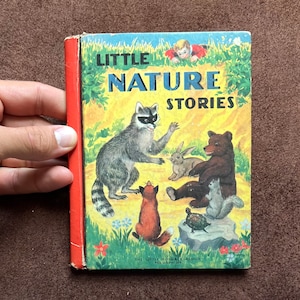1940s Childrens Book - LITTLE NATURE STORIES