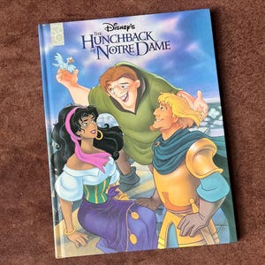 Walt Disney HUNCHBACK Of NOTRE DAME vintage 90s large storybook