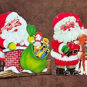 Vintage Christmas Santa Claus decorations