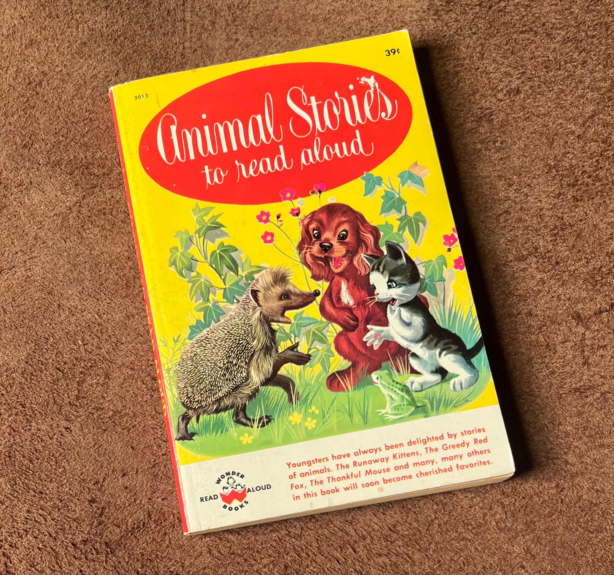 1973年 ヴィンテージ洋書 Animal Storiesレトロ 絵本 il_fullxfull.7188492640_9ttp.jpg