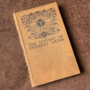 Las cartas de Charles Lamb - pequeño libro vintage de tapa dura