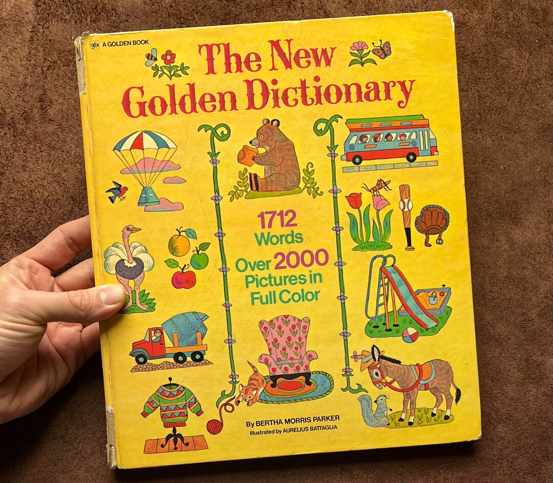 1970s Childrens Book the New Golden Dictionary Etsy UK