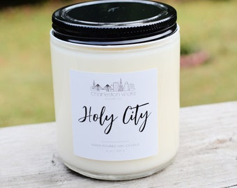 Holy City ~ 8 oz. Handpoured All Natural Soy Candle ~ Charleston, SC