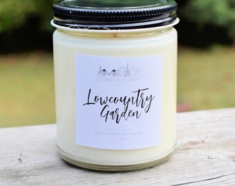 Lowcountry Garden ~ 8 oz. Handpoured All Natural Soy Candle