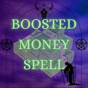 Boosted Money Spell, Personalized Prosperity Candle Ritual, Abundance & Financial Energy Manifestation