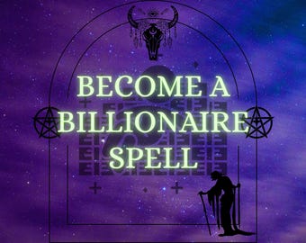 Sort personnalisé pour devenir un milliardaire, alignement personnalisé extrême richesse et prospérité, abondance, succès et expansion financière