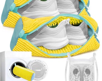 Chenille Shoe Washing Bags, Deep Cleaning Laundry Bags (3PCs)