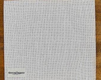 Mono Deluxe Needlepoint Canvas | Blank White Canvas | 13 Mesh