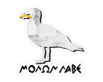 Seagull Molon Labe | Kiss-Cut Sticker