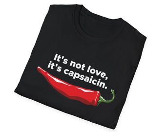 Chili Pepper T-Shirt, Capsaicin Spice Pun Graphic Tee