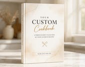 Custom Recipe PDF | Personalized Cooking Guide | Choose Your Recipes Gift
