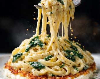 Recetas para la cena: Pasta cremosa en una sola olla en 20 minutos, con espinacas, ajo, parmesano, limón y ricotta.