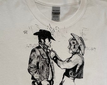 Cowboys Naked Worn By Sid Vicious Gay Retro Vintage Hipster Unisex T Shirt 1151