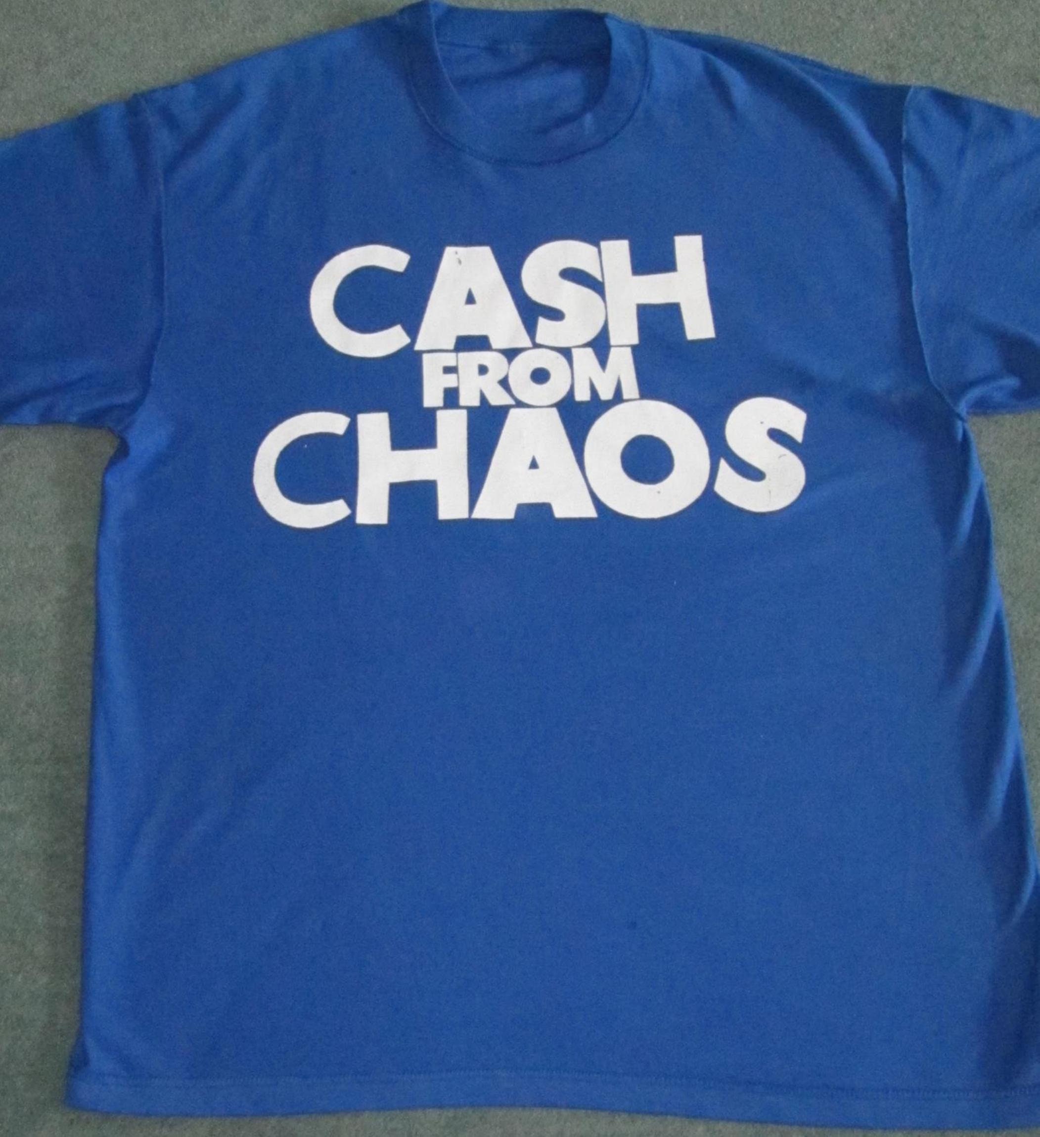 希少 80s CASH FROM CHAOS Tシャツ