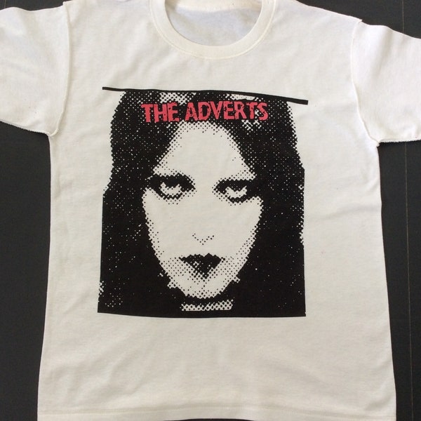 The Adverts Punk T-Shirt - Gaye Advert British Punk Queen - Gary Gilmore's Eyes - SIZE MEDIUM