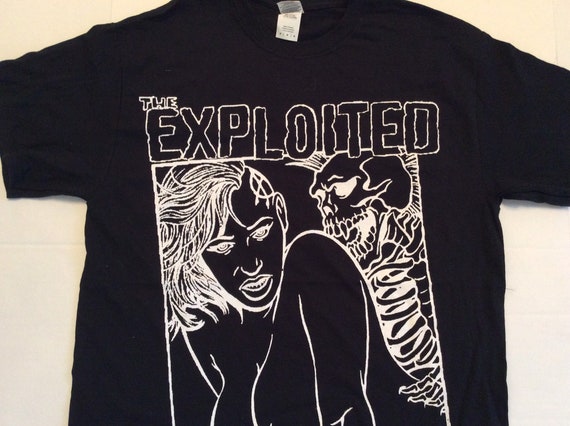 The Exploited Punk Band Graphic T-Shirts