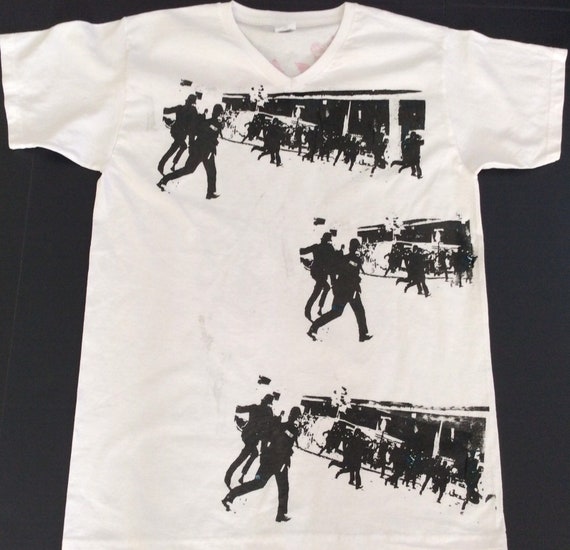 The Clash Punk Tshirt Band Tee London S Burning Etsy etsy