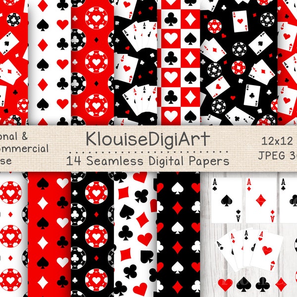 Playing Card Clipart - Etsy