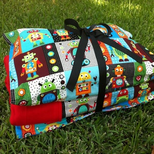 Nap Mat pdf tutorial with attached blanket and pillow for Kindermat