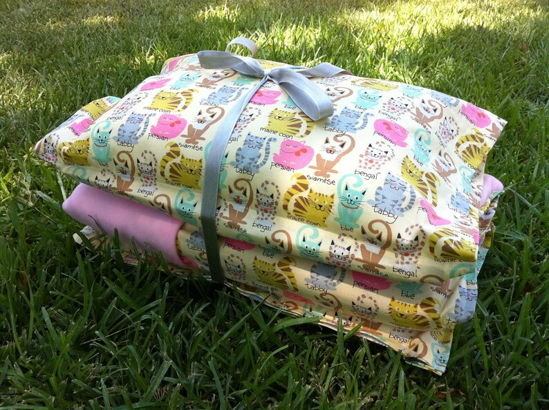 Nap Mat Pdf Tutorial With Attached Blanket and Pillow for Etsy