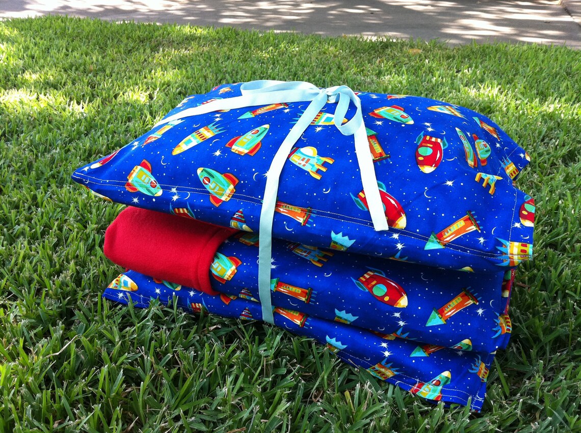 Nap Mat pdf tutorial/ pattern with attached blanket and pillow Etsy