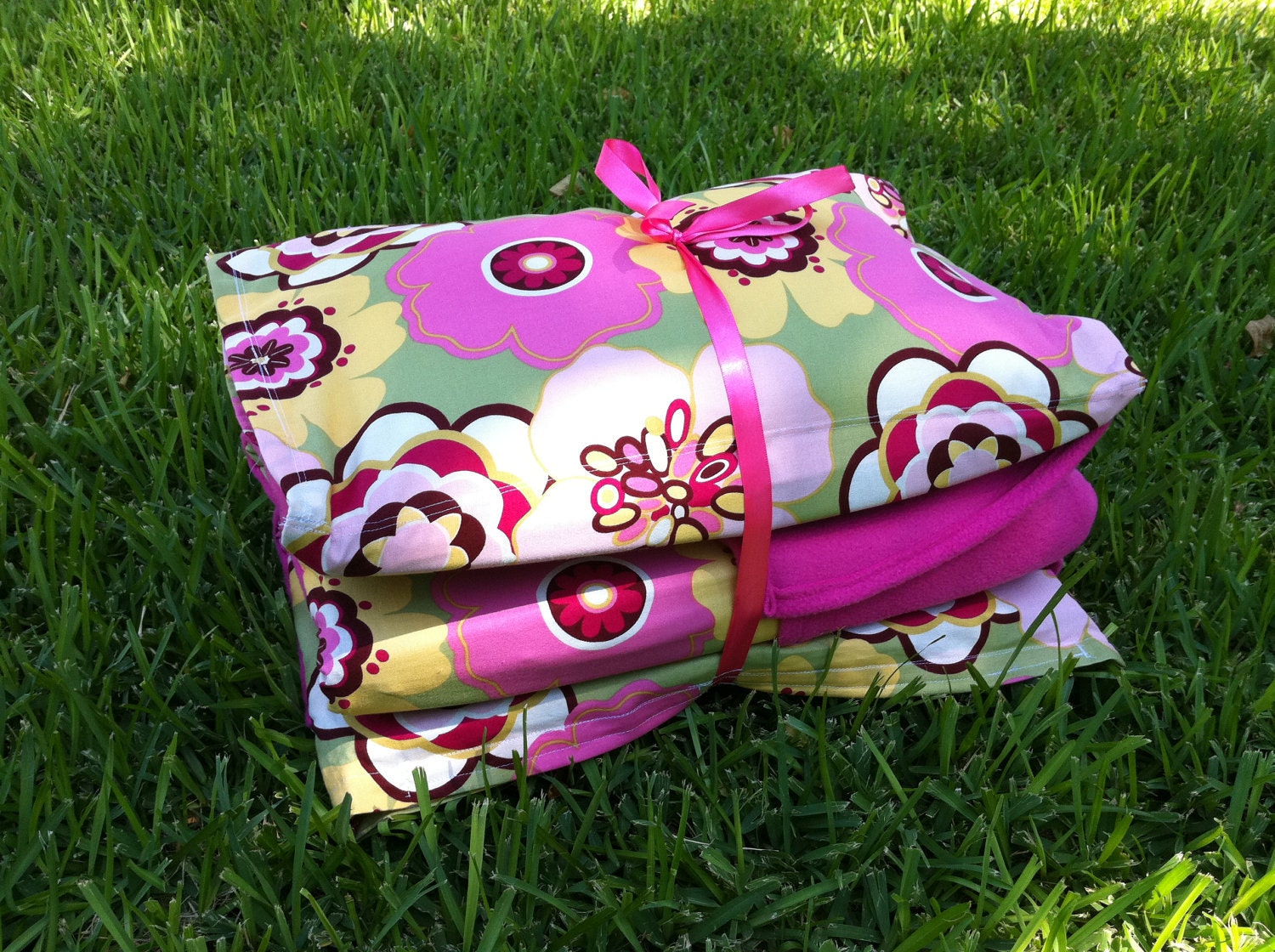 Nap Mat pdf tutorial/ pattern with attached blanket and pillow Etsy