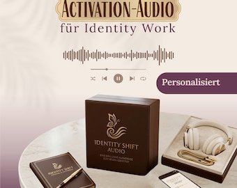 Personalisierte Meditation Audio Identity Shift Activation Frau Individuell Manifestation MP3 Routine Mindset Affirmation Erfolg Werkzeug
