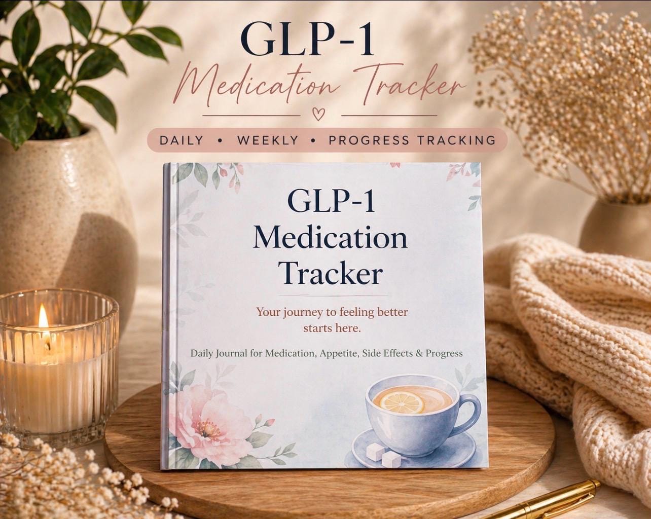 how to track progress on glp-1 medication Glp 1 Medication Tracking Journal