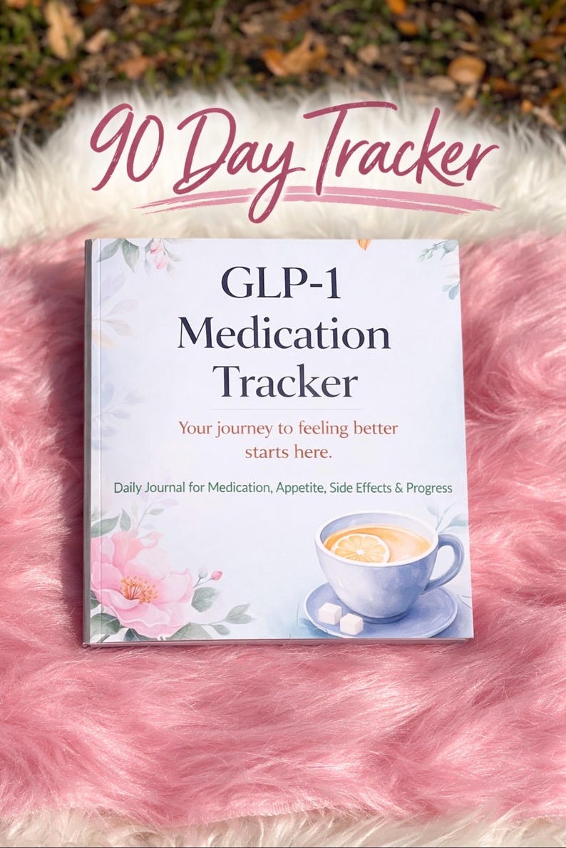 GLP-1 Medication Tracker Journal | Weight Loss Log, Daily and Weekly ...