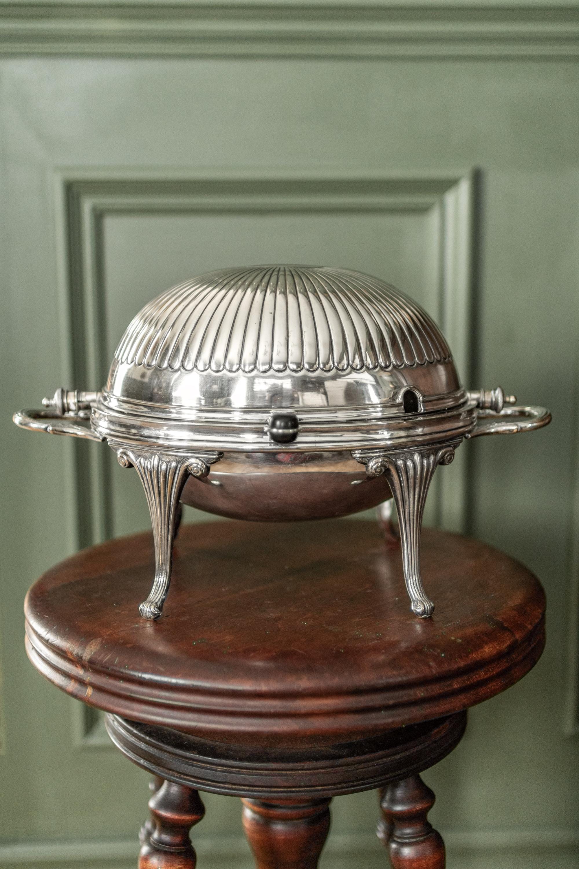 イギリスサービングデッシュ Antique chafing dish - Etsy 日本