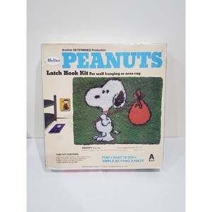 Vintage Malina Peanuts Snoopy Latch Hook Kit #26-3 - New Sealed