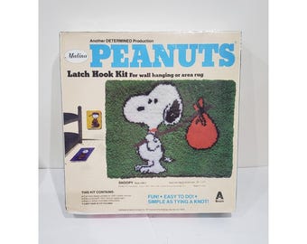Vintage Malina Peanuts Snoopy Latch Hook Kit #26-3 - New Sealed