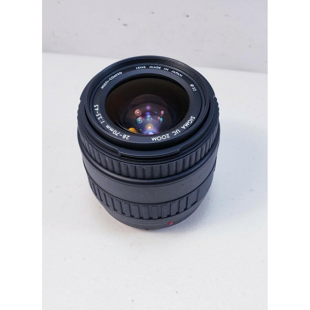 Sigma UC Zoom 28-70mm 1:3.5-4.5 Multi-coated Lens for Minolta