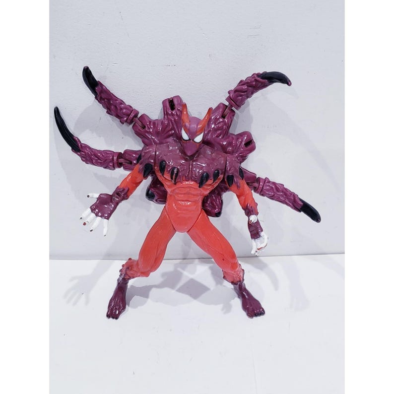 Toybiz Marvel Spider-Man Venom Planet Of The Symbiotes Hybrid 1996 Action Figure image 1