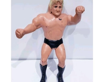 1985 WWF WWE LJN Greg The Hammer Valentine Wrestling Figure 8" Rubber Titan