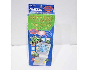 Vintage Electronic Handheld Game BG-886 Tank Fighter + Brick Game - New