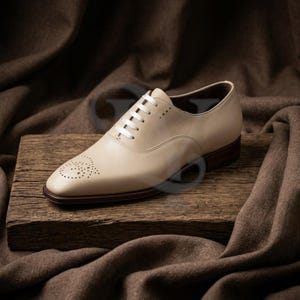 Mens Cream Color Dress Shoes - Etsy
