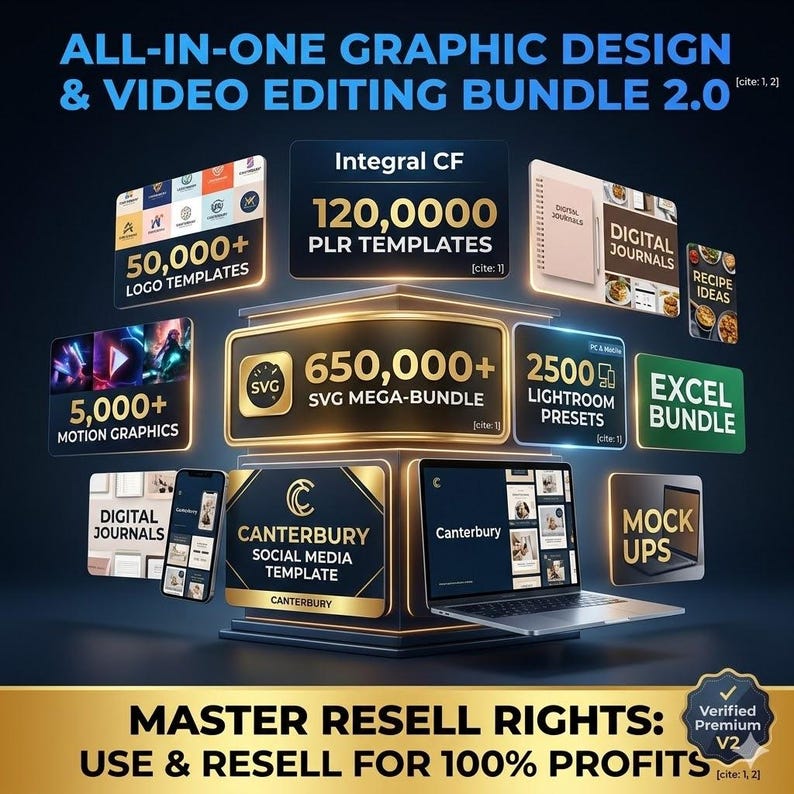 Ultimat digitalt produktpaket (PLR + MRR) | Starta onlineföretag | Återförsälj mallar Canva | Kit för att tjäna pengar online bild 6