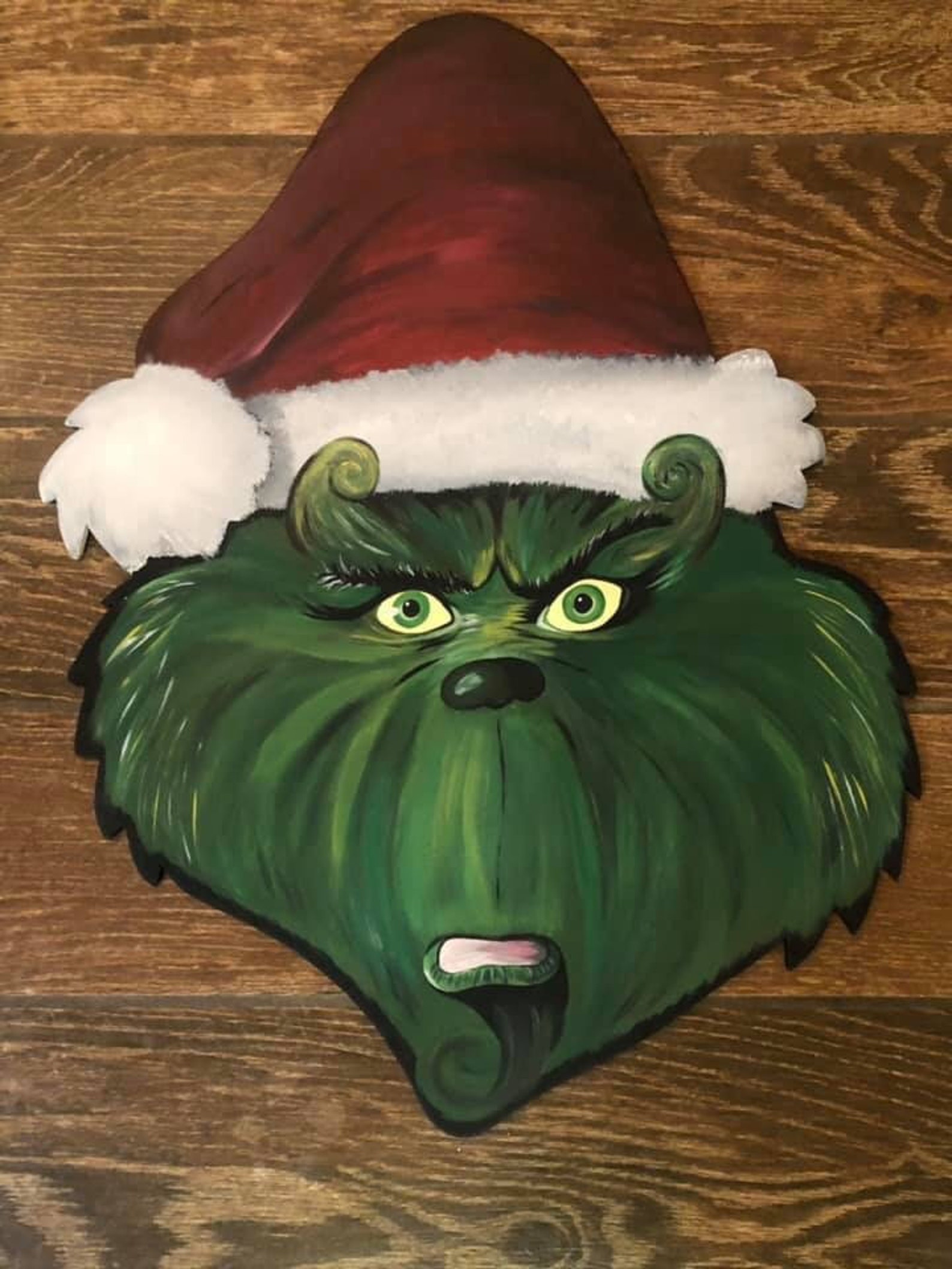 Grinch door hanger Etsy