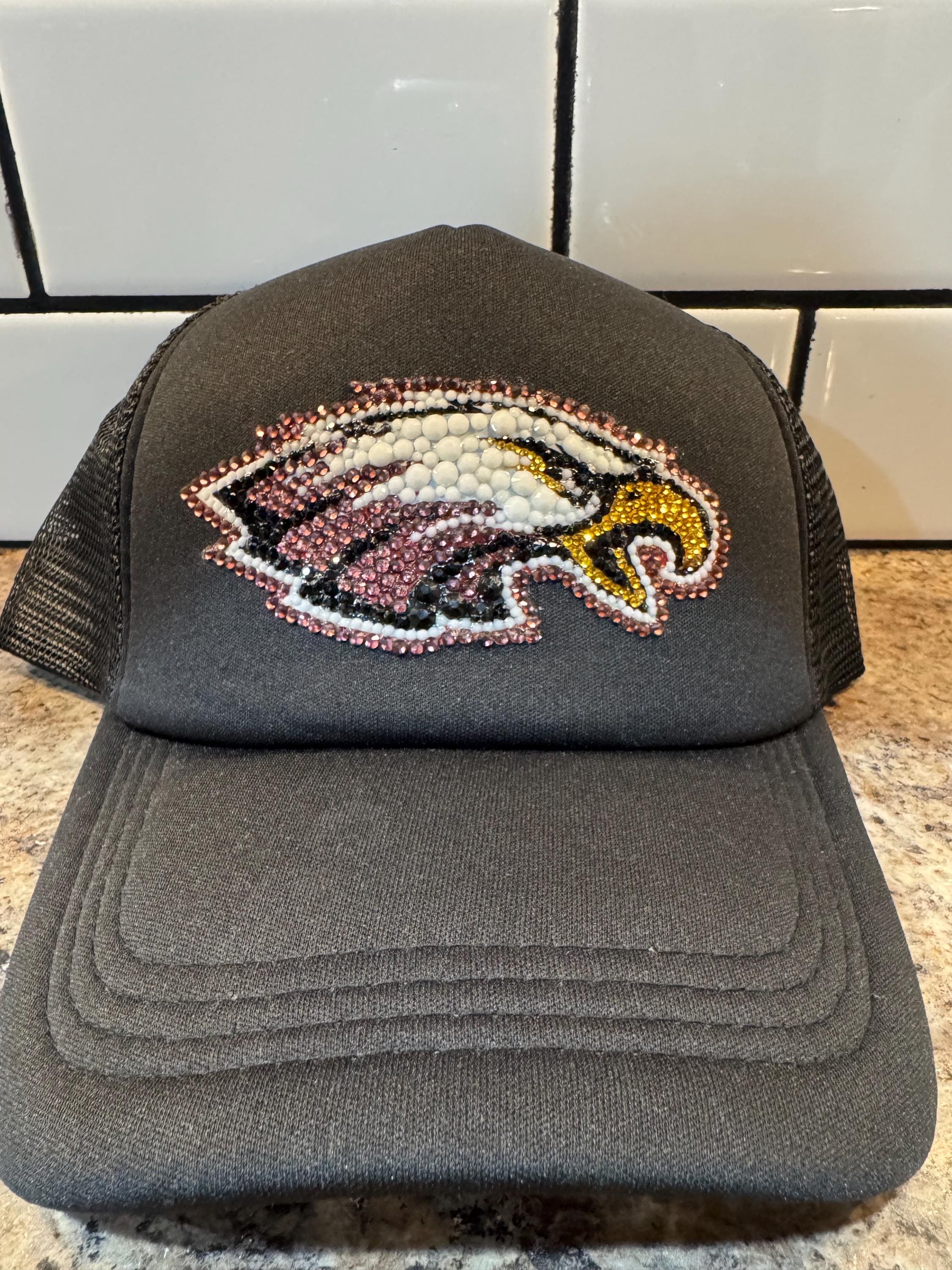 Philadelphia Eagles Rhinestone Trucker Hat Vintage NFL (Apex One) - Philadelphia Eagles Rhinestone Logo  main image 3